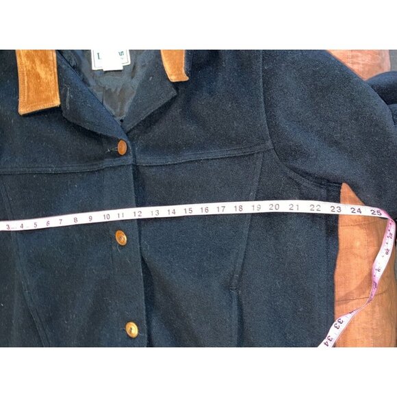 L.L. Bean Vintage Wool Jacket with Thinsulade Made in USA Womens  Size XL - Picture 9 of 10